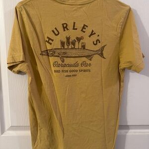 Hurley Yellow Barracuda Bar Tee